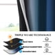 thumbnail image 4 of 2 cortinas Yakamok 100% opacas, 240 x 240 cm, con ojales, color azul, 4 of 7