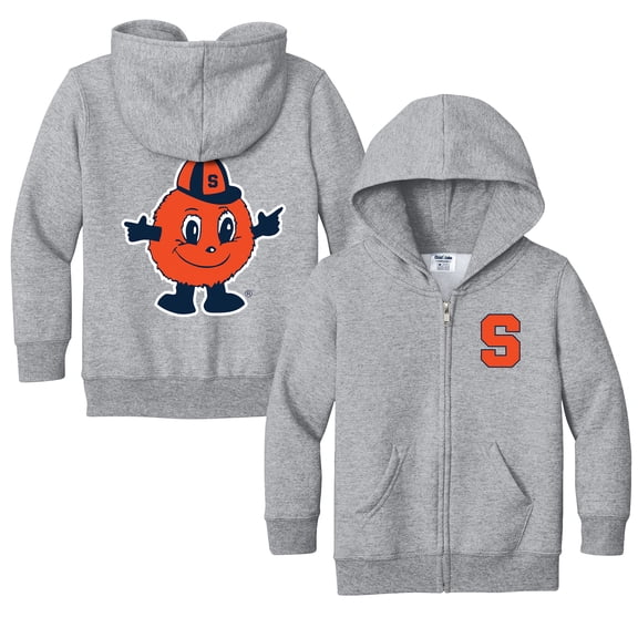 Toddler Chad & Jake  Heather Gray Syracuse Orange Logo Full-Zip Hoodie Jacket