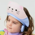 thumbnail image 2 of 1Pc Baby Shower Cap Shield for Kids Soft Silicone Adjustable 1-10 Years Old Cartoon Cat Shower Cap for Kids Toddler Shower Cap Shield Makes the Kids Bath More Fun, 2 of 7