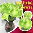thumbnail image 2 of Sunxin Green Calla Lily Artificial Decorative Artificial Flower, Single Color 10Pc10Pc Artificial Flower Latex Real Bridal Wedding Bouquet Home Decoration, 2 of 5