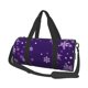 thumbnail image 1 of Fotbe Crystal Purple Snowflake Bolsa Deportiva de Lona Plegable con Estampado, Bolsa de Gimnasio con Bolsillo Seco/Húmedo, Bolsa de Viaje Ultraligera de Gran Capacidad, 1 of 6