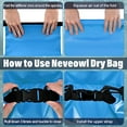 thumbnail image 4 of Waterproof Dry Bag,10L Dry Bag, Roll Top Waterproof Backpack with 500D PVC Material for Travel, Swimming, Boating, Rafting, Durable 500D PVC, 2 Straps, 4 of 5
