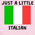 thumbnail image 2 of CafePress - Just A Little Italian Body Suit - Baby Light Bodysuit, Size Newborn - 24 Months, 2 of 4