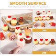 thumbnail image 4 of Juguetes de adorno, 12 piezas, juego de rol, decoración, comida falsa, accesorio, minicasa, simulación, pastel, postre, resina artificial, 4 of 6