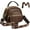 Dark Brown, variant on Crossbody bag, Classic Multifunctional Compartments Adjustable Wide Shoulder Strap Leather Crossbody Bag