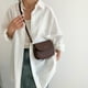thumbnail image 1 of Bolsos cruzados para mujer, bolso de mano a la moda con solapa de cuero PU, bolso para mujer (café) Ndcxsfigh Para Estrenar, 1 of 3