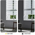 thumbnail image 4 of Cordless Zebra Blinds for Windows, Room Darkening Roller Shades for Windows (18" W x 64" H, White) Light Control for Day and Night Light Filtering Sheer Shades for Home and Bedroom, 4 of 7