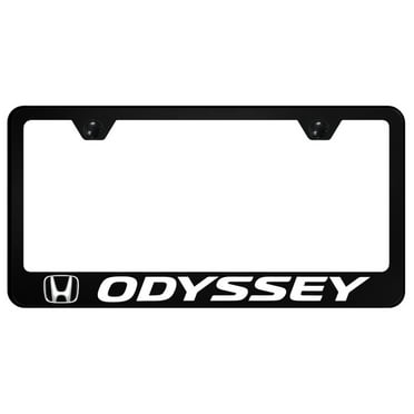Honda Odyssey UV Print Polycarbonate License Plate Frame (Black)