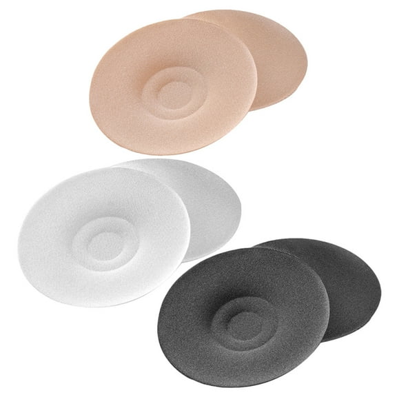 BESTOYARD 1Set Black Bra Pads Invisible Bra Inserts Stay in Place Without Slipping for Woman Use