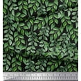thumbnail image 3 of Soimoi Crepe Silk Fabric Leaves Panel Print Sewing Fabric Yard 42 Inch Wide, 3 of 3