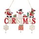 thumbnail image 2 of Colgantes navideños de madera para colgar, decoraciones navideñas, placas, artesanías de madera Estilo B, 2 of 7
