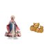 thumbnail image 1 of Belén de pie, figura de acrílico, adorno de escritorio, estatua de cerdito de la con base de resina, ideal para estantería, sala de estar o dec, 1 of 8