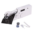 thumbnail image 2 of Portable Multifunctional Handheld Sewing Machine for on The Spot Repairs and Alterations White with 3 Bobbins Needle Threader Spool Pin, 2 of 8