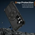 thumbnail image 5 of for Samsung Galaxy S24 FE Phone Case [Compatible with Mag-Safe] [Built-in Invisible Stand] [Heavy Duty Drop Protection] Shockproof Rugged Protective Magnetic Cover for Samsung Galaxy S24 FE, Black, 5 of 7