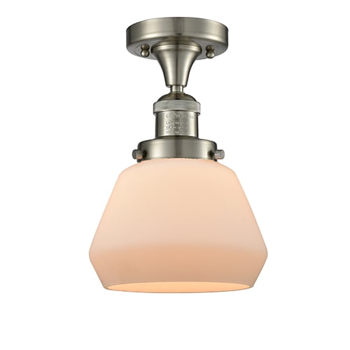 1 Light Vintage Dimmable Led Semi-Flush Mount