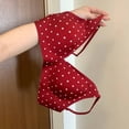 thumbnail image 5 of Yuanlong Women's T-Shirt Bras Polka Dot Print Seamless Bra Lightweight Support Underwire Smooth Comfort Fit Everyday Bras, 5 of 8