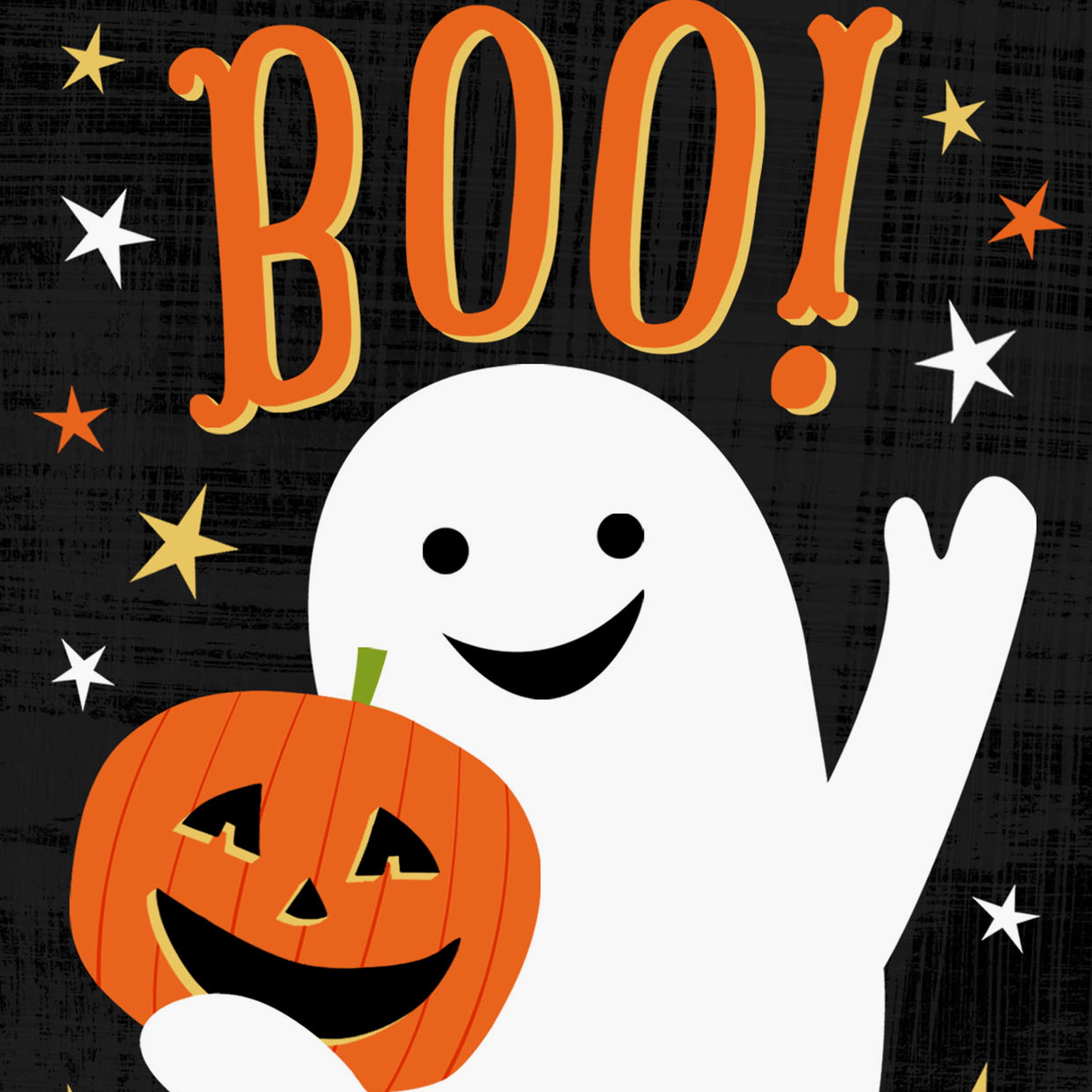 Hallmark Halloween Cards (Friendly Little Boo Ghost), 6 Count