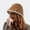 Rose Gold, variant on Dyfzdhu Women Winter Hats Warm Fisherman Fashionable Bucket Hats Khaki