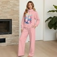 thumbnail image 4 of Xixirimido Axolotls Pink Print Women’s Sweatsuits 2 Piece Outfit Fall Fashion Airport Lounge Sets Long Sleeve Sweatshirt Wide Leg Sweatpants Plus Size Tracksuit, Small, 4 of 7