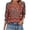 Red-Shirts, variant on Jsaierl 3/4 Sleeve Tops for Women Summer V Neck Shirts Trendy Print Petite Blouses Work Holiday T-shirts Top S-2XL