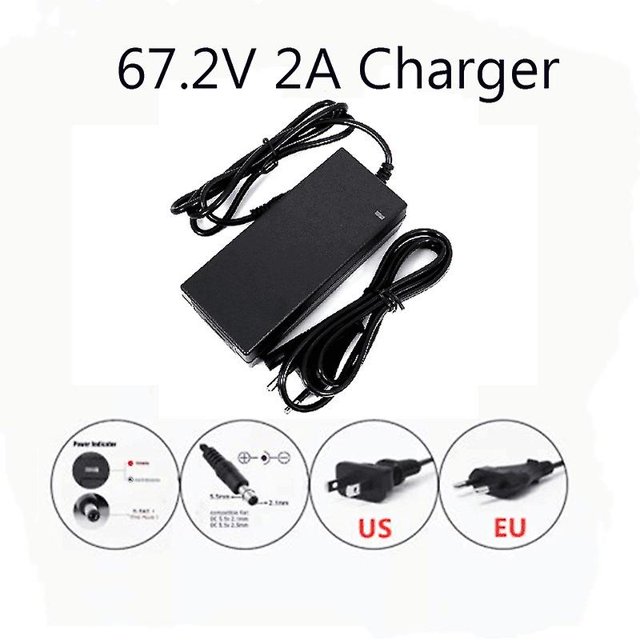 La batería de litio recargable 16s2p 60v 36ah 1000w Bms se usa ampliamente en equipos eléctricos de 60v: semáforos, etc. 67.2V2A