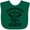 Green, variant on Inktastic Handpicked for Earth by My Nana in Heaven with Angel Wings Boys or Girls Baby Bib
