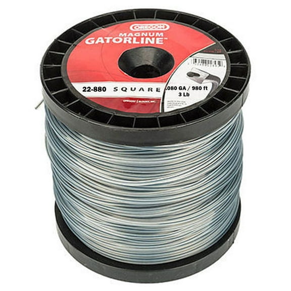 Oregon 22-880 Magnum Gatorline Square .080" Gauge, 3lb, Black