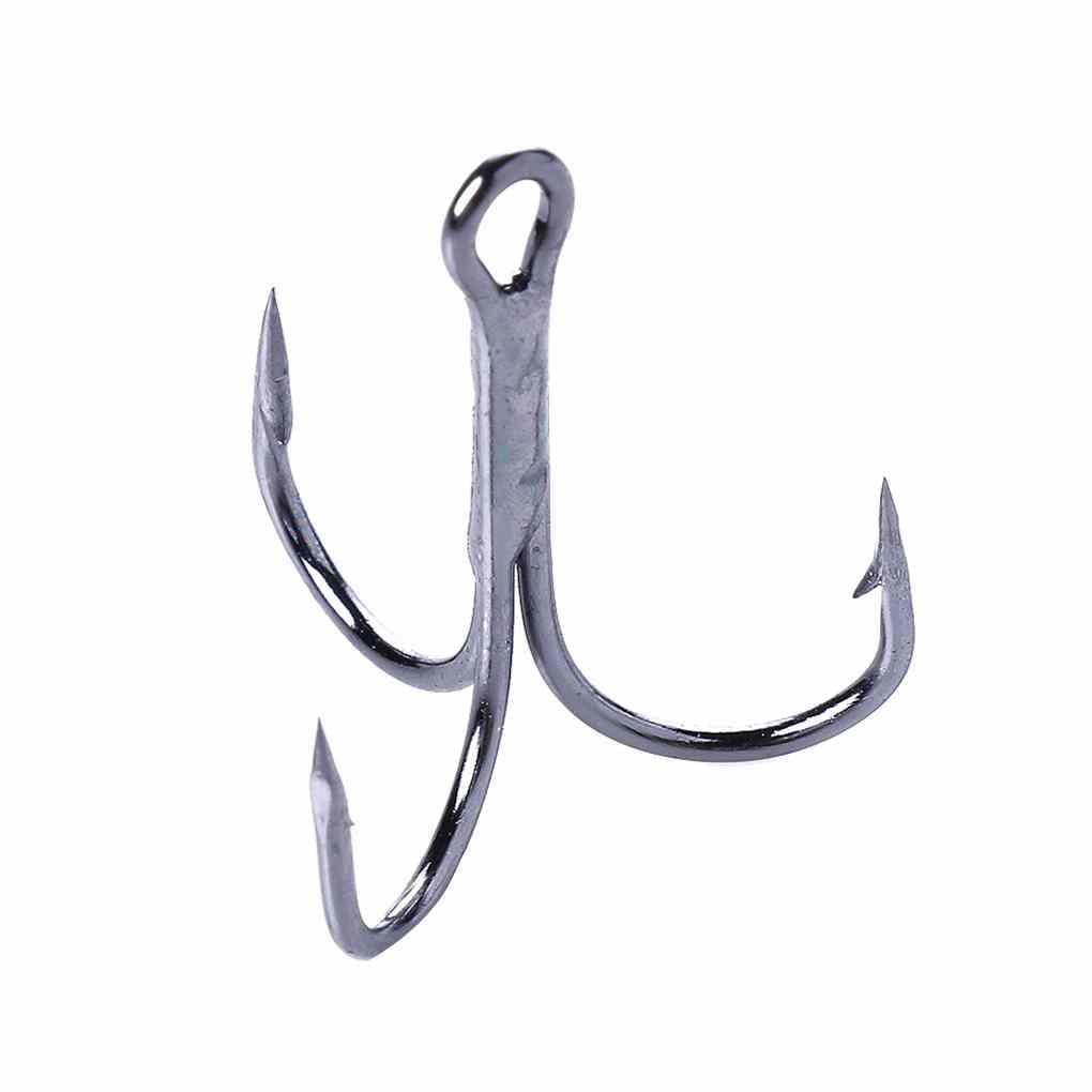20pcs 3 Claw Strong Sharp Round bend Metal Fishing Hooks Outdoor