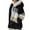 B, variant on Women's Oversized Patchwork Coat, Color Block Fuzzy Fleece Hooded Coat for Winter, Loose Fit Cozy Outerwear for Daily Casual Wear and Cold Weather Warmth-A