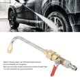 thumbnail image 3 of Curved Pressure Washer Extension Wand with Ball Valve 1/4 Inch Connector Power Washer Gutter Cleaner Attachment Rod, 3 of 7