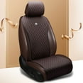 thumbnail image 3 of Red Rain Elegant Crown Dark Brown, Leather, Wear-Resistant, Universal Seat Covers, 11 Pieces, 3 of 5