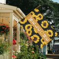 thumbnail image 3 of Spring Summer Sunflower Garden Flag 28x40 Inch Double Side for Outdoor Courtyard Garden Decor Flowers Welcome Holiday Flag for Outside Decoration, 3 of 6