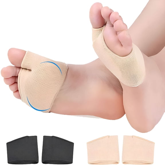 XIRQI Metatarsal Pads Ball of Foot Cushions,Burning Pain Relief for Men & Women,S