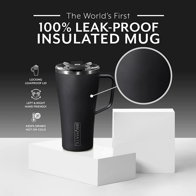 BruMate Toddy 22 oz Matte Black BPA Free Insulated Tumbler
