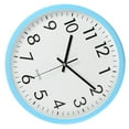 thumbnail image 4 of Reloj de pared redondo de 10 pulgadas, reloj decorativo silencioso de cuarzo para el hogar, dormitorio, sala de estar, oficina Inevent HA8228-04B, 4 of 6