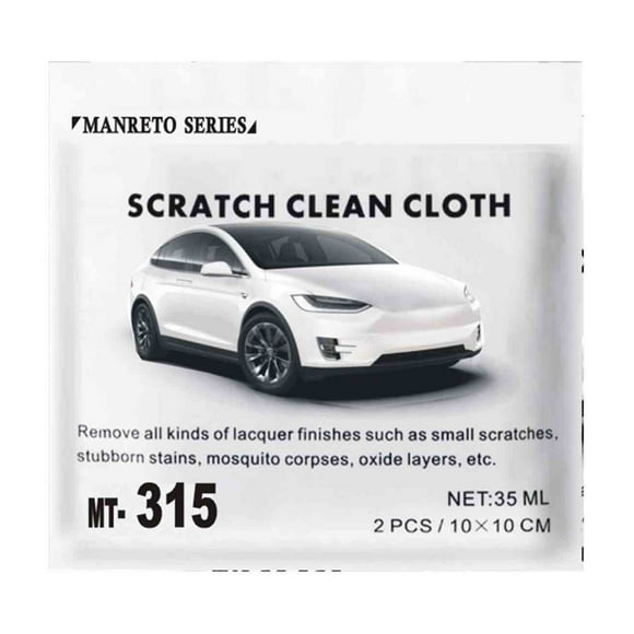Eoozwa Car Paint Scratch Remover Cloth 35ml Auto Scratch Repair Kit for Minor Surface Damage Quick Fix Polishing Buffing Tool