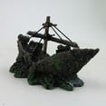 thumbnail image 5 of Walbest Fish Tank Decoration - Aquarium Accessories,Shipwreck Decor,Resin Material Sunken Ship Decorations for Fish Favors, multi,4.9"x2.5"x3.7", 5 of 7