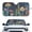 Mushroom Print, variant on Jeiento Turtle Sunshade Visor Foldable Car Windshield Sunshades Auto Sun Visor Heat Protection Removable Automotive Accessories Fit Car Front Window for Trucks SUV Van
