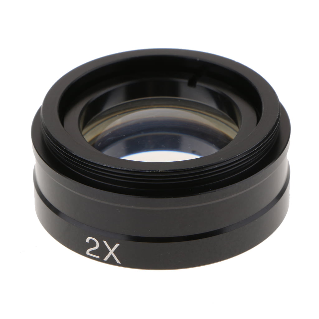 M48X0.75 Protective Anti-oil Auxiliary Objective Lens for Stereo Microscope 