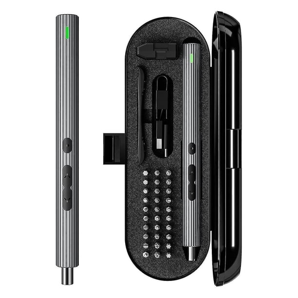 Destornillador eléctrico, kit de destornillador eléctrico inalámbrico con, recargable