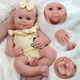 thumbnail image 2 of Muñeca Reborn JIZHI de cuerpo completo de silicona, 40 cm, 2,6 kg, con Acc, 2 of 7