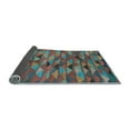 thumbnail image 2 of Ahgly Company Indoor Round Oriental Light Blue Traditional Area Rugs, 7' Round, 2 of 4
