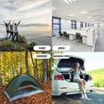 thumbnail image 6 of Sleeping Bag, 3-4 Seasons Double Sleeping Bag for Adults, 2 Person Sleeping Bag Lightweight Waterproof for Cold Weather & Warm, 220CM X 150CM, 6 of 7
