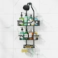 thumbnail image 2 of Utopia Alley KD Rust-Resistant Steel Shower Caddy for Shower Heads - Hanging Shower Caddy Organizer with 3 Shelves, Overhead Shower Caddy for Bathroom & Home, Black, 2 of 11