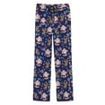 thumbnail image 4 of Zhuashum Christmas Pants For Men High Waist Pajamas Trousers With Drawstring And Pockets Straight Leg Xmas Pants Classic Clothes Navy M, 4 of 4