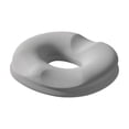 thumbnail image 2 of Gray Double Layer Donut-Shaped Memory Foam Seat Cushion,U-Cutout Tailbone Pressure Relief Pad,Ergonomic Contoured Support Cushion for Office Chair,Car Seat&Extended Sitting(17.32*15.75*2.95 in), 2 of 6
