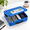 Blue, variant on Safe Box With Digital Keypad Lock Code For Personal Items Metal Security Passport Ideal Home Office Garsale 11.8'' X 9.4'' 3.5''