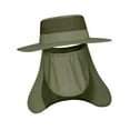 thumbnail image 2 of Sombrero de cubo Yuyangstore pescador Impermeable plegable protección solar Estilo E verde, 2 of 8