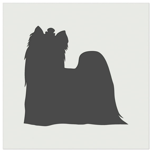 Yorkie Yorkshire Terrier Dog Solid DIY Cookie Wall Craft Stencil - 5.5 Inch