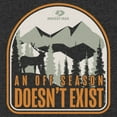 thumbnail image 2 of Men's Mossy Oak An Off Season Doesn't Exist Graphic Tee Charcoal Heather 3X Large, 2 of 5